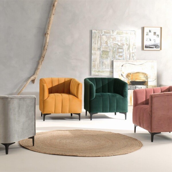 FAUTEUIL PILS ROSE