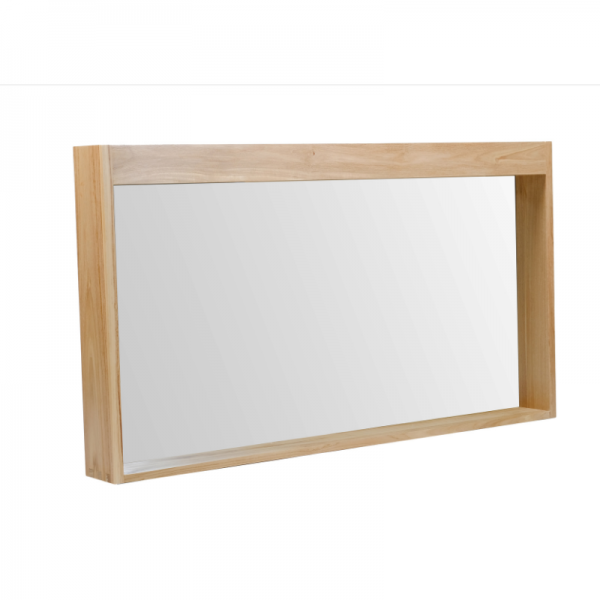 MIROIR RECTANGULAIRE AVEC BANDEAU INTÉGRÉ 140 X 77 CM
